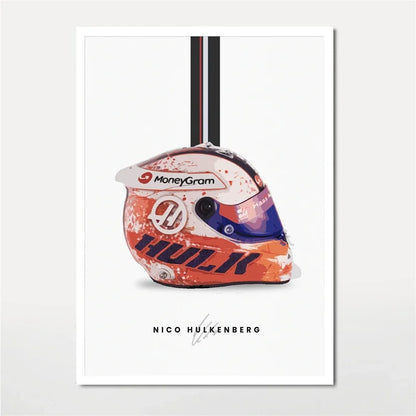 F1 Lando Norris Helmet Wall Art