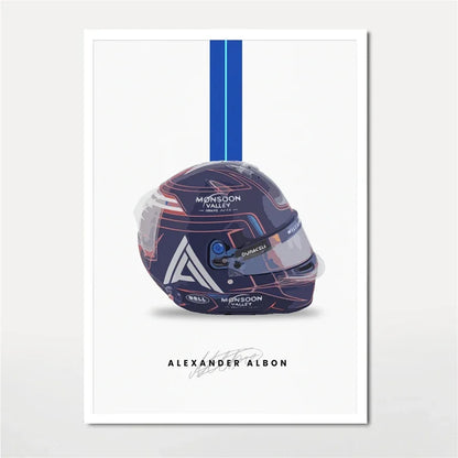 F1 Lando Norris Helmet Wall Art