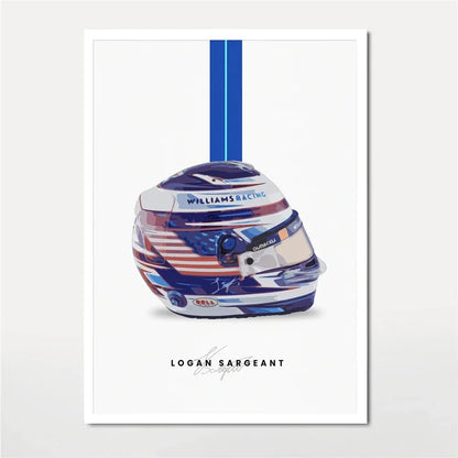 F1 Lando Norris Helmet Wall Art