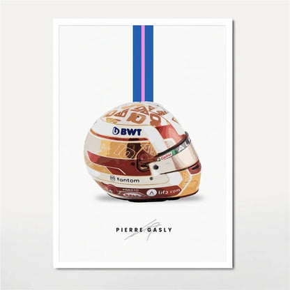 F1 Lando Norris Helmet Wall Art