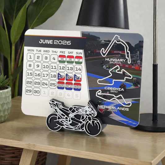 F1 2026 Desk Calendar Art